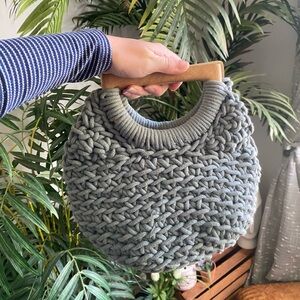 A New Day Blue Woven Purse